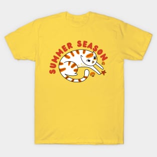 Summer season cat T-Shirt